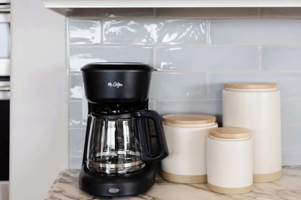 Keep the coffee coming throughout the day with a coffee maker 
