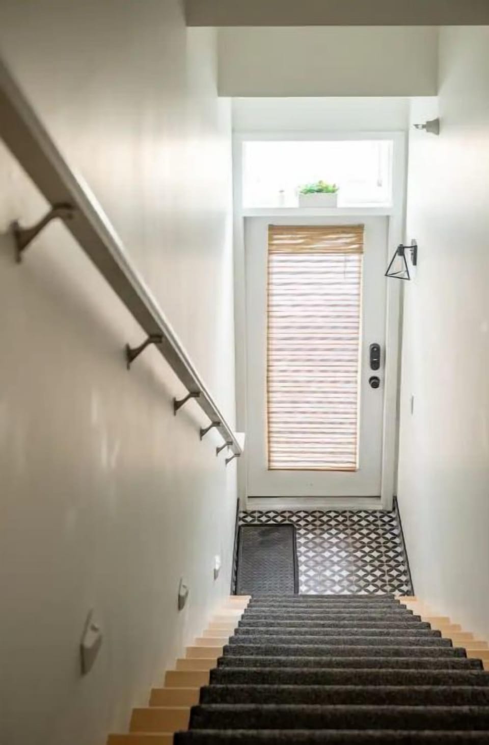 Entire unit is located on second and third floor of the building. You must be able to walk up stairs