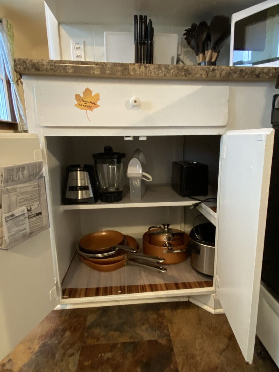 Cookware, small appliances, etc?  Check, Check, Check!
