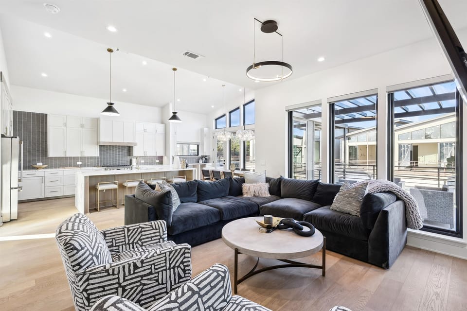 Large living with lots of seating