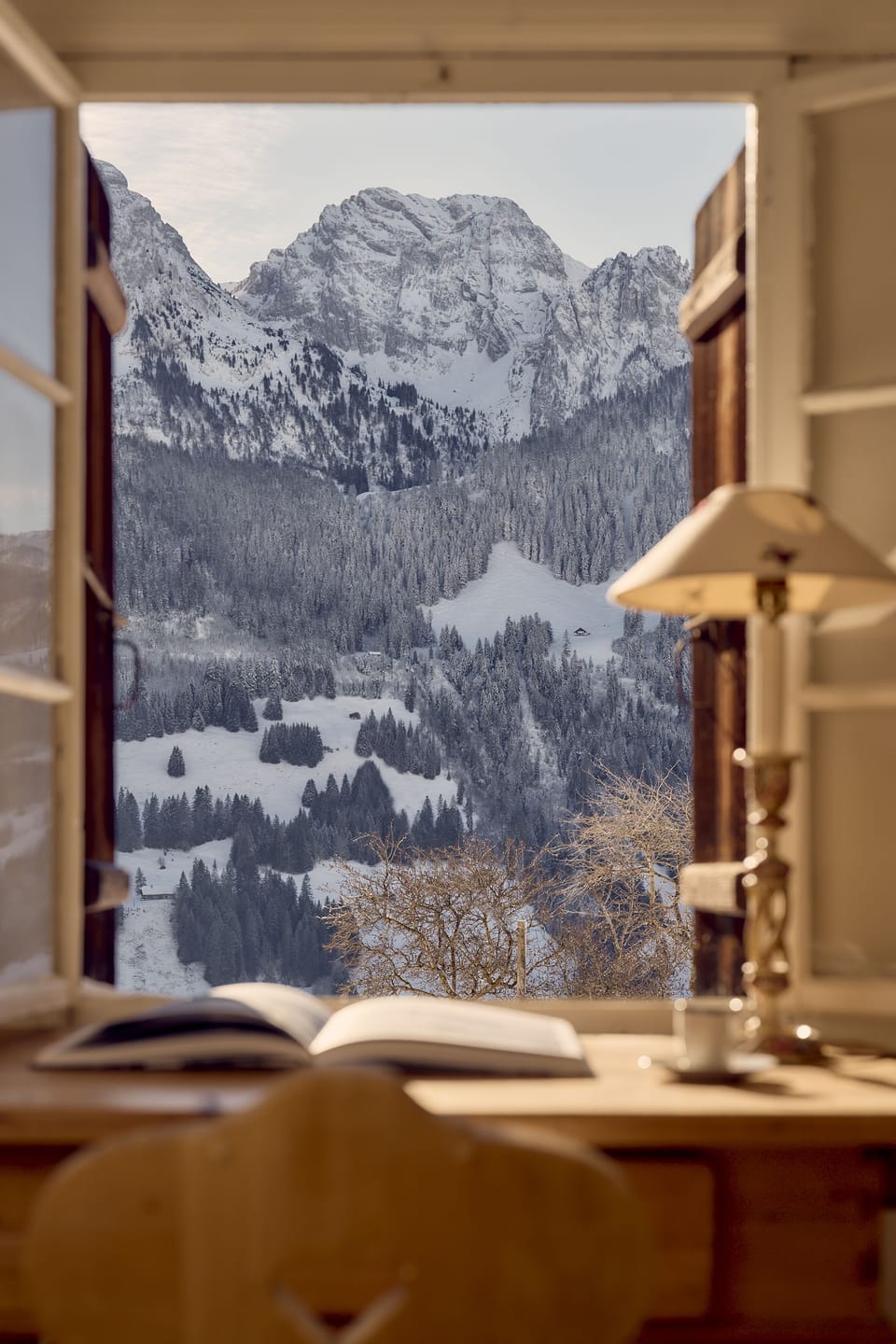 Mountain views from every room.