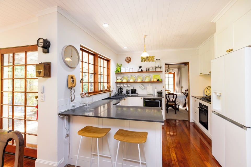 Centrally located kitchen