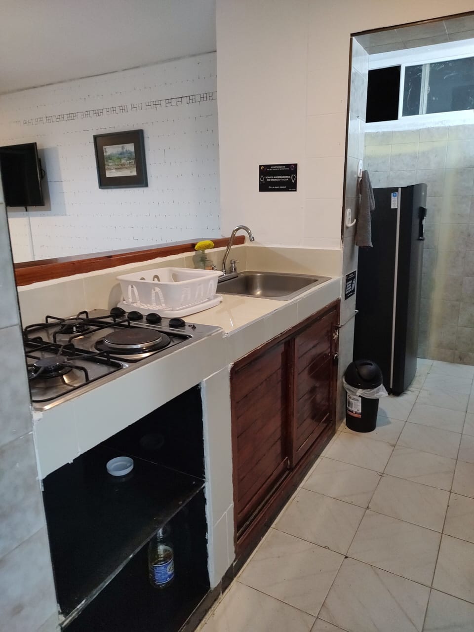 Family Apartment | Private kitchen | Full-size fridge, oven, blender, cookware/dishes/utensils