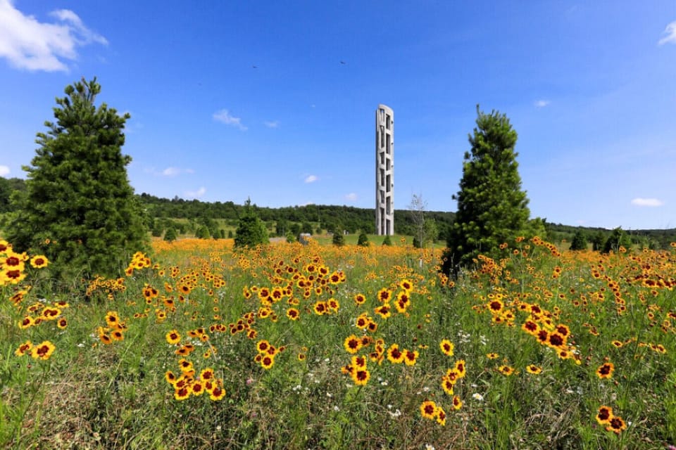 Tower of Voices at Flight 93 Memorial - a MUST SEE!
