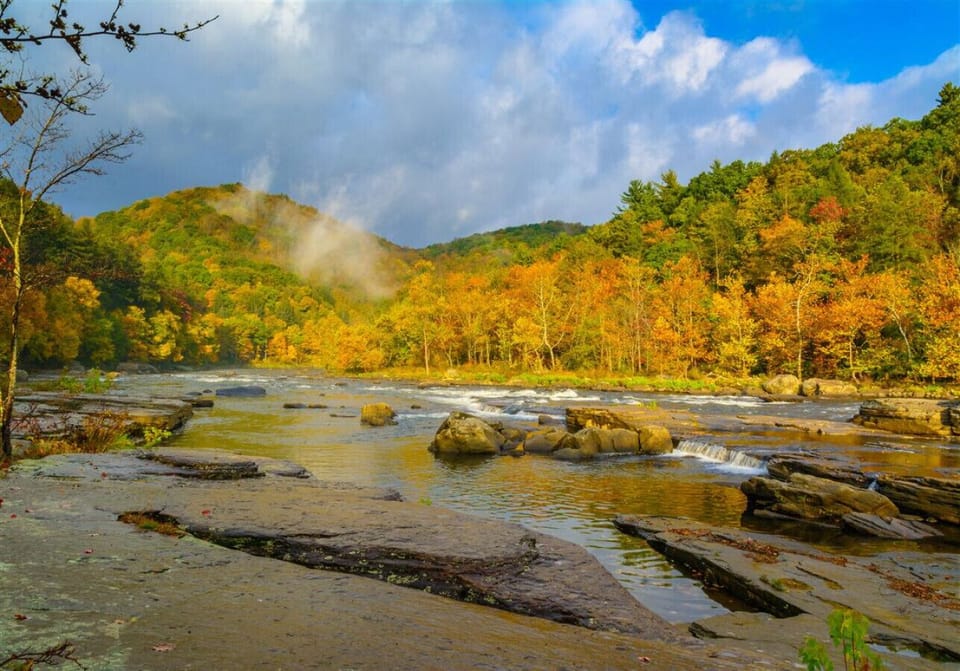 Sweeping colorful views at Ohiopyle State Park
