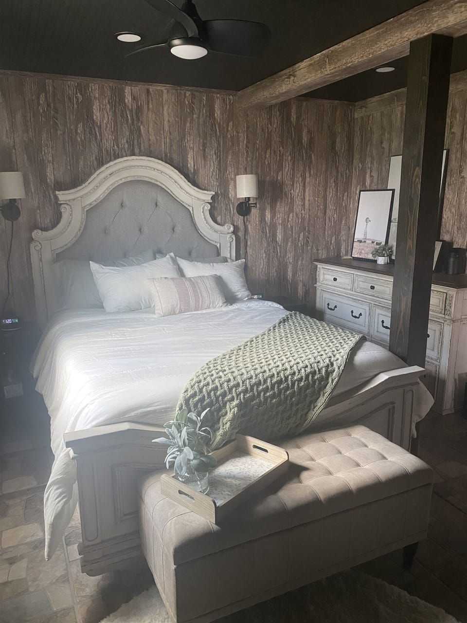 The Bed. Melt into its memory-foam softness and let all your cares drain away. Yeah, it really feels that amazing. Simply enjoy.