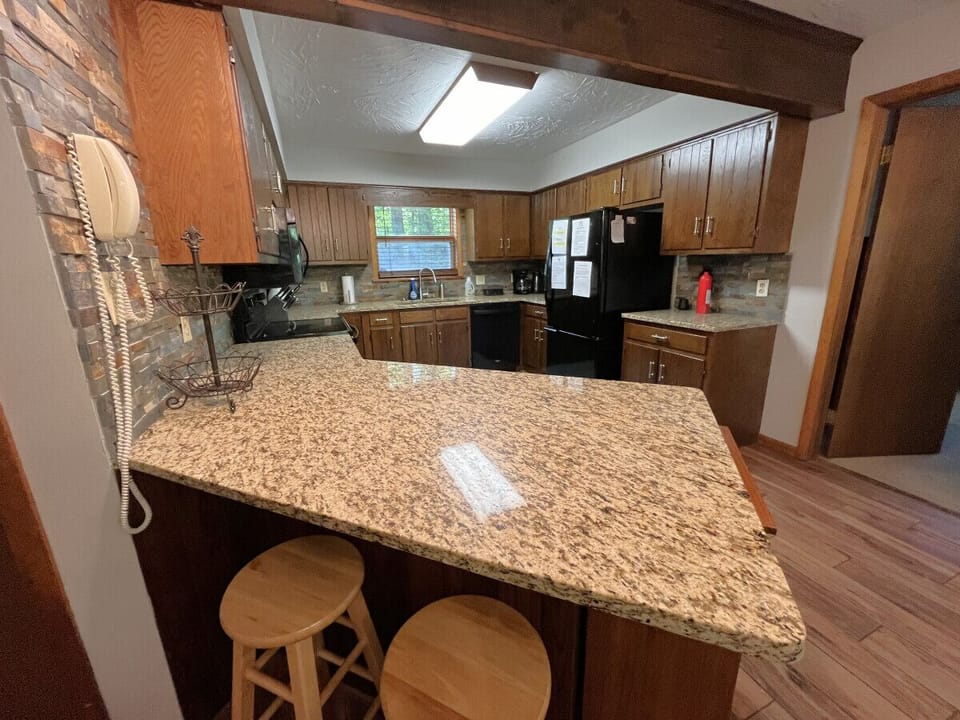 Mini kitchen breakfast bar to enjoy a snack