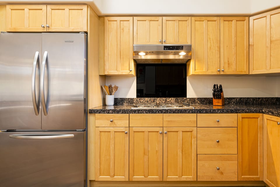 Fully Equipped Kitchen with Stainless Steel Appliances