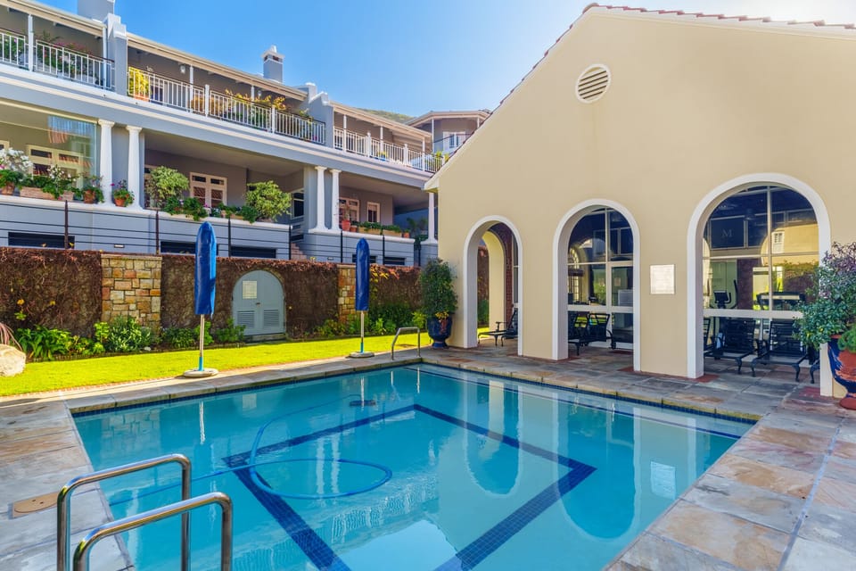 Townhouse view of swimming pool