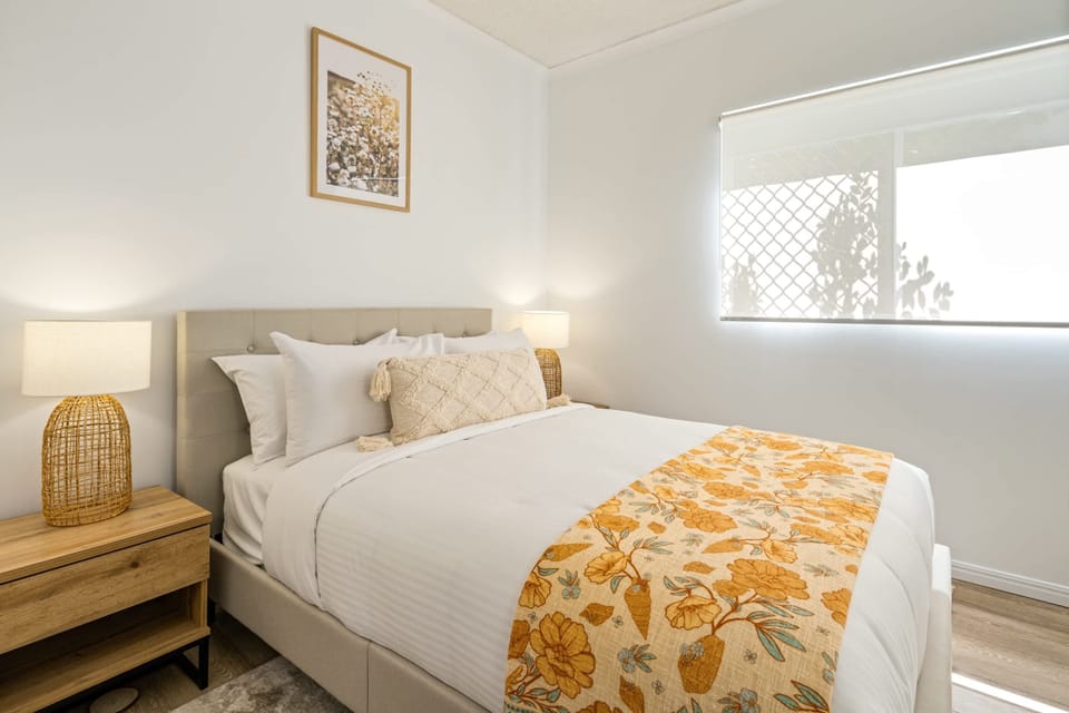 The third and final bedroom features a double bed.