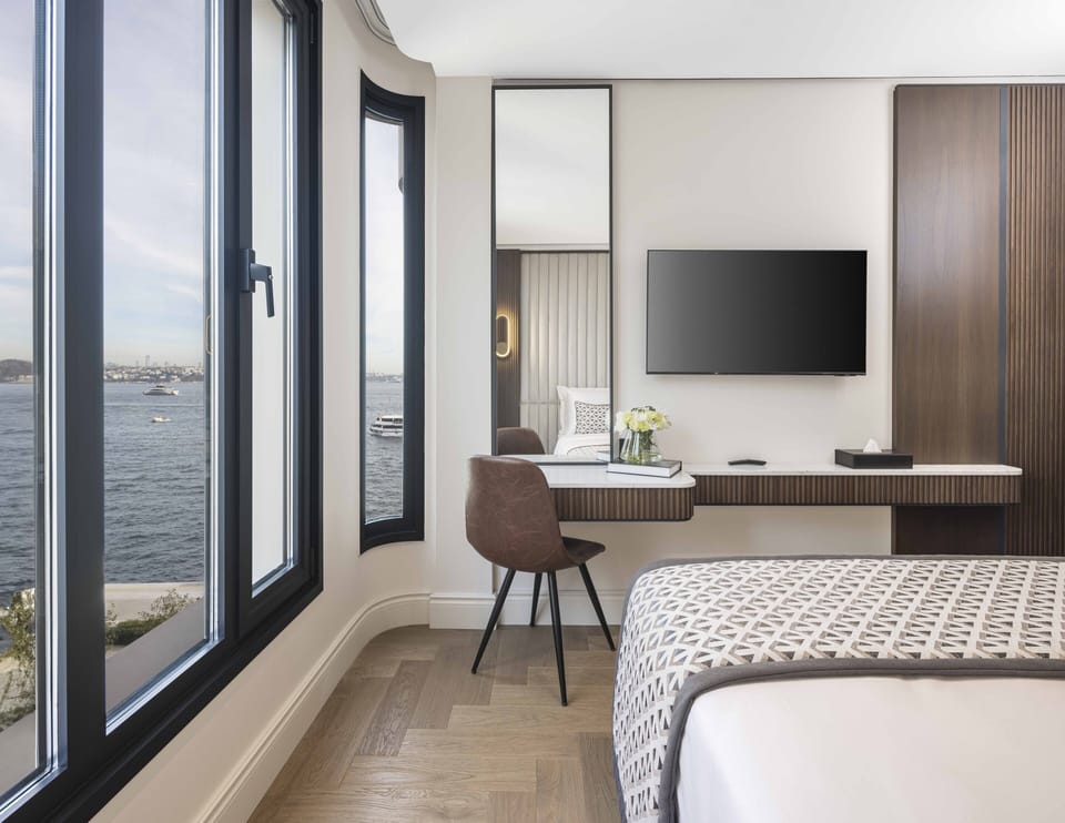 Deluxe Double Room, Partial Sea View | View from room