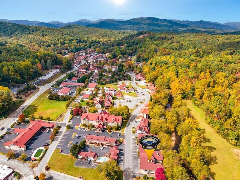 Aerial view of Helen