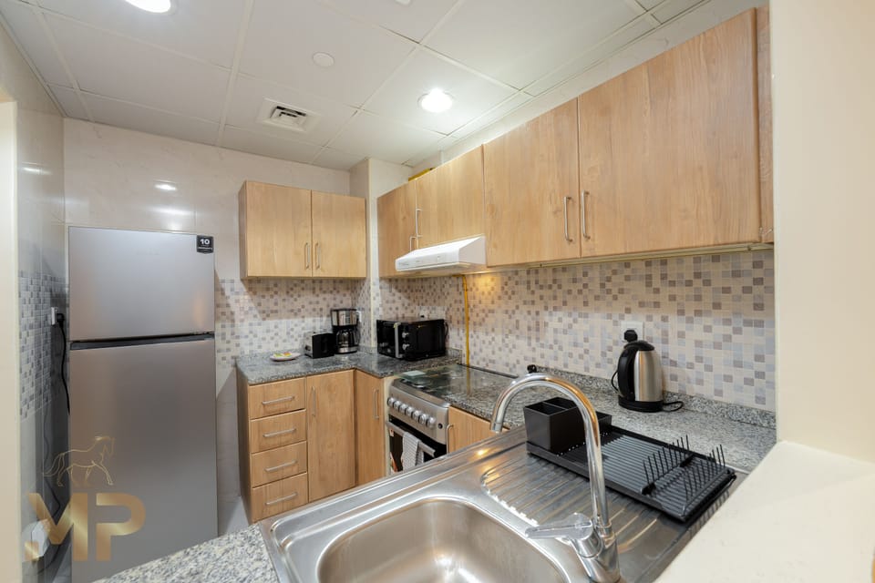 Design Apartment | Private kitchen | Fridge, microwave, oven, coffee/tea maker