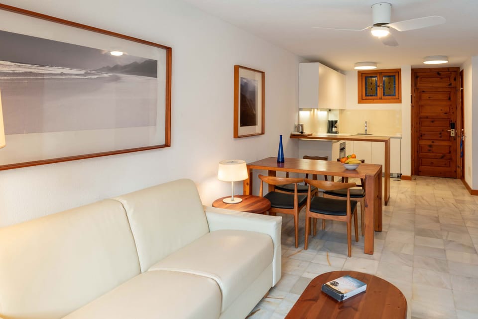 Superior Apartment, 1 Bedroom, City View | Living area | Flat-screen TV