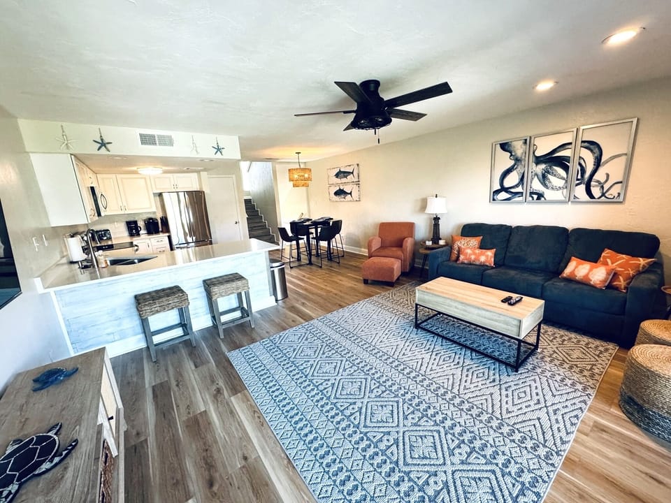 Open concept living.