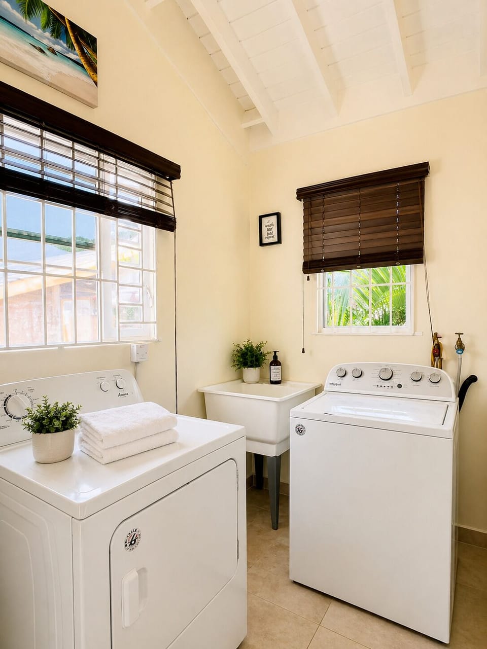 In-home washer and dryer for easy laundry during your stay—ideal for longer visits or refreshing after a day out