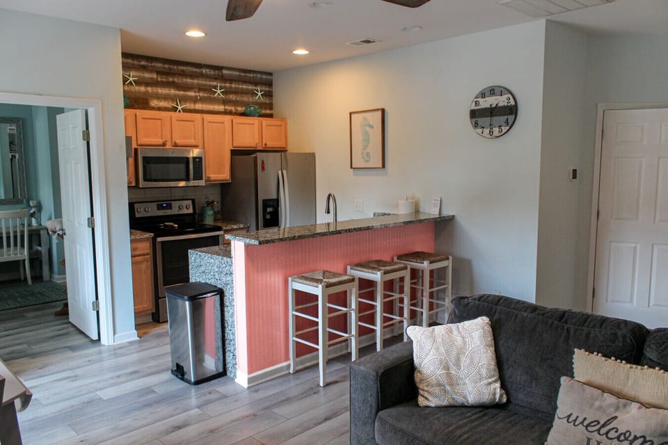 Kitchen with Bar Seating