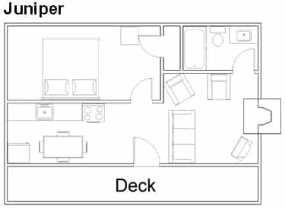Juniper Cabin Floor plan