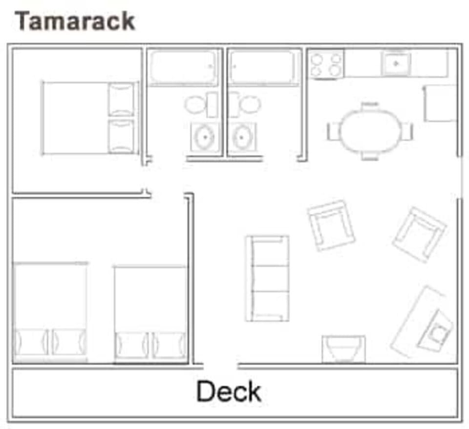 Tamarack Cabin Floorplan