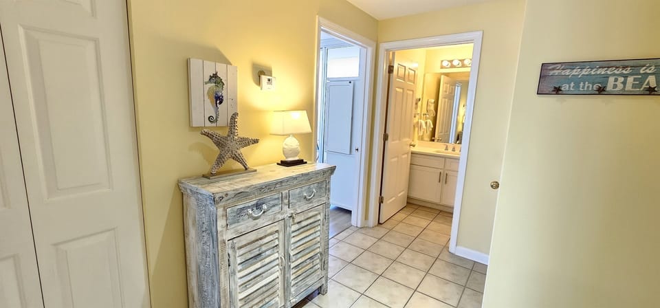 This bathroom has a Walk-in Shower