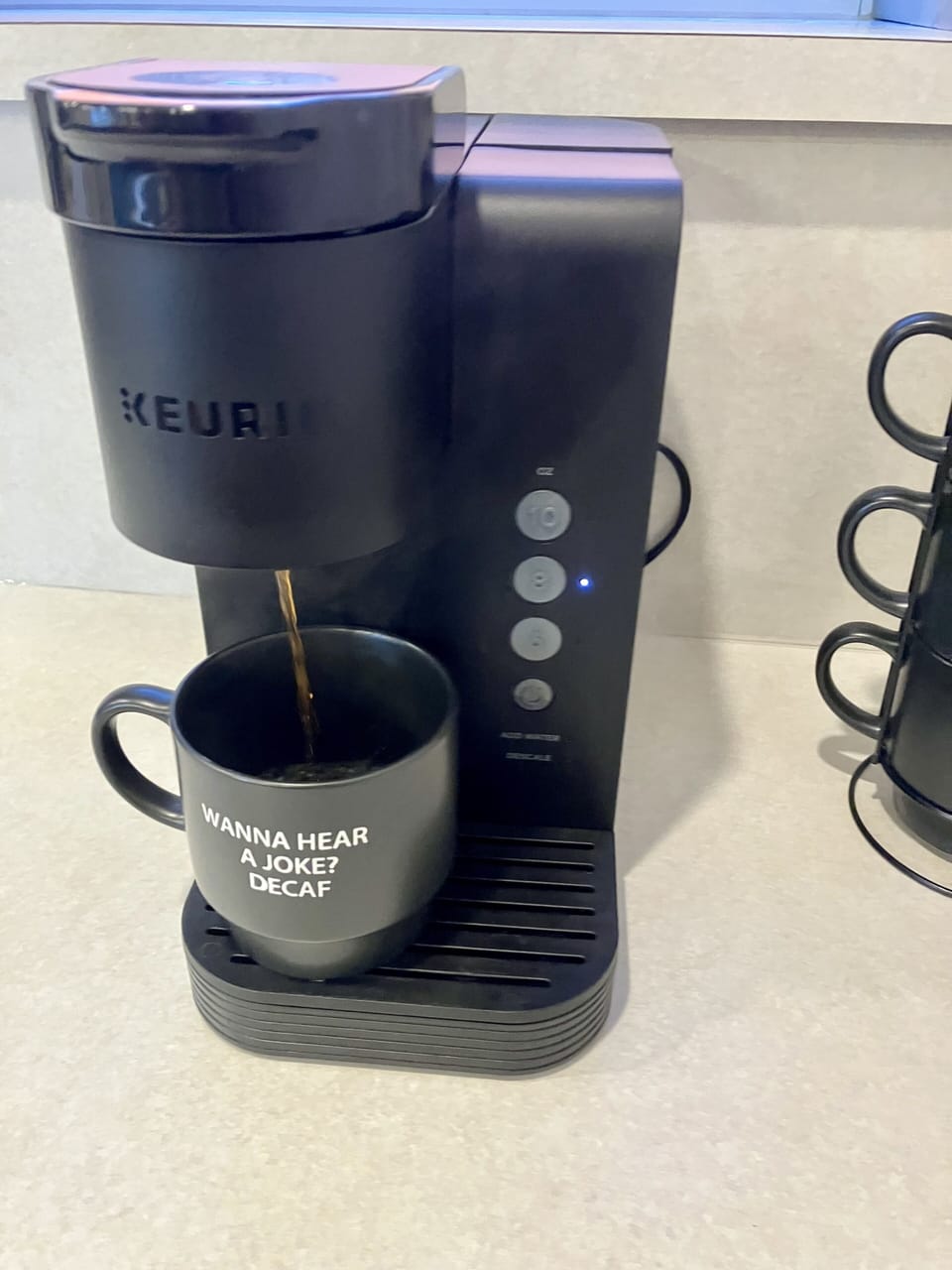 Coffee and tea are a must!