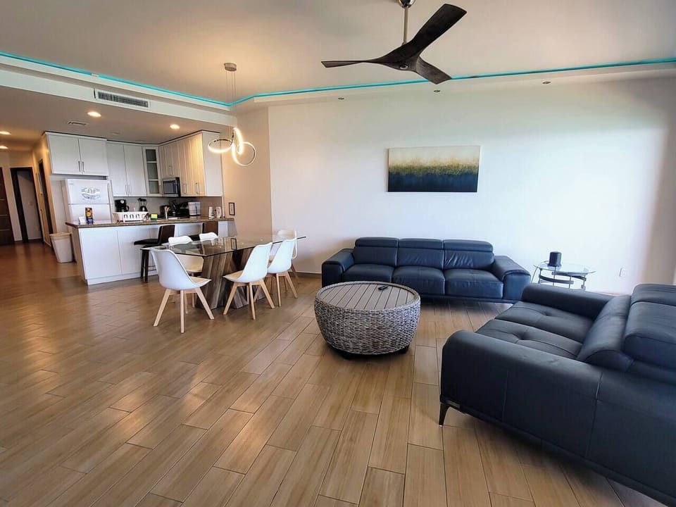Living and dining rooms