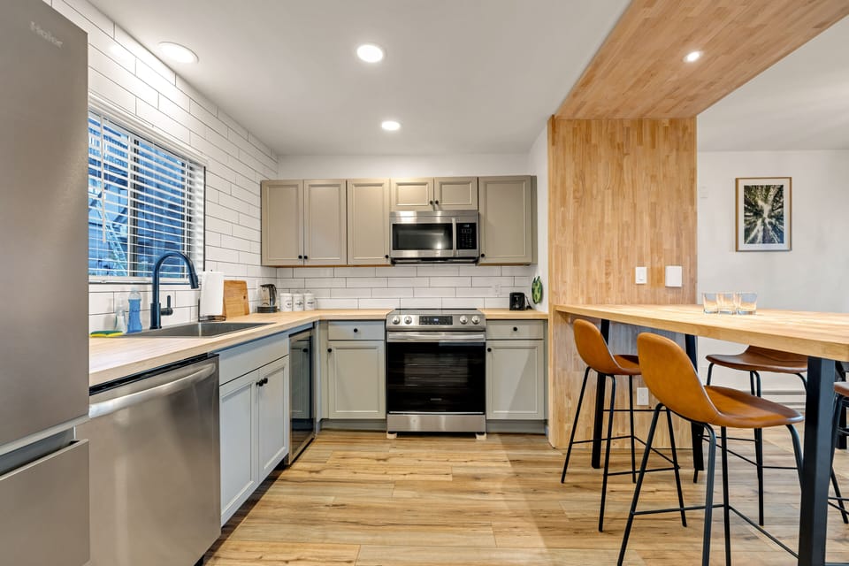 Fully equipped kitchen