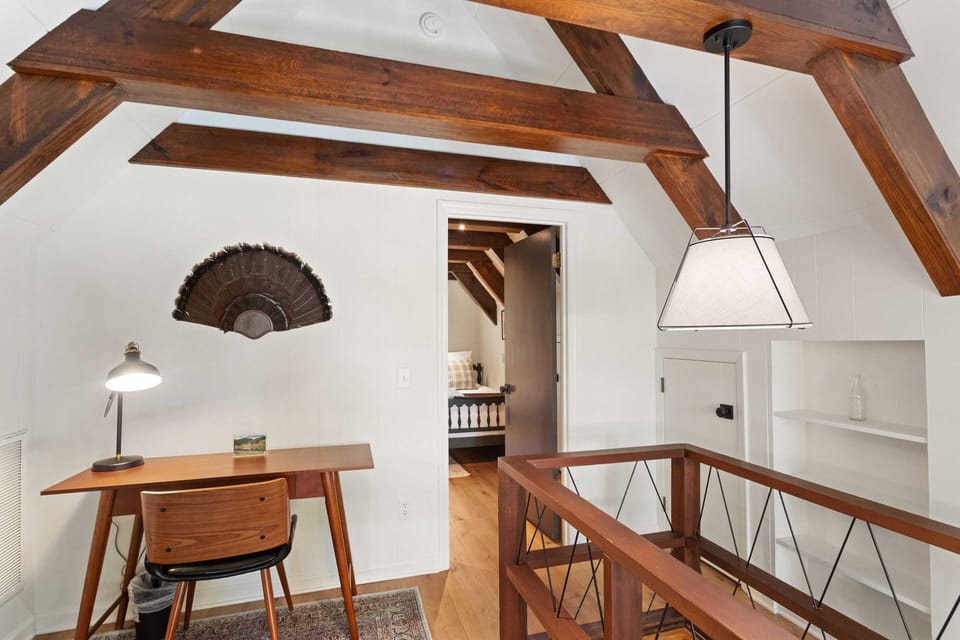 Loft with Workspace for Remote Work