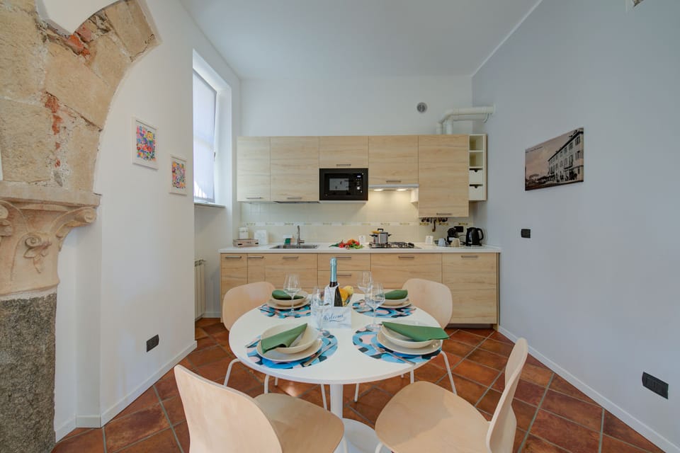 Kitchen and dining area