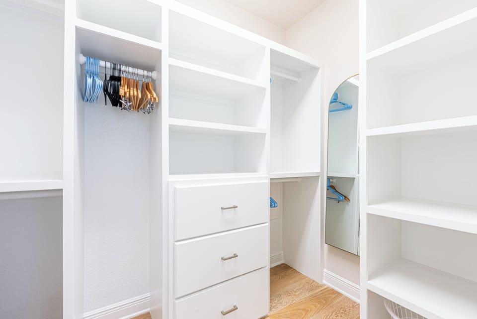 Second Floor Master King Bedroom Closet