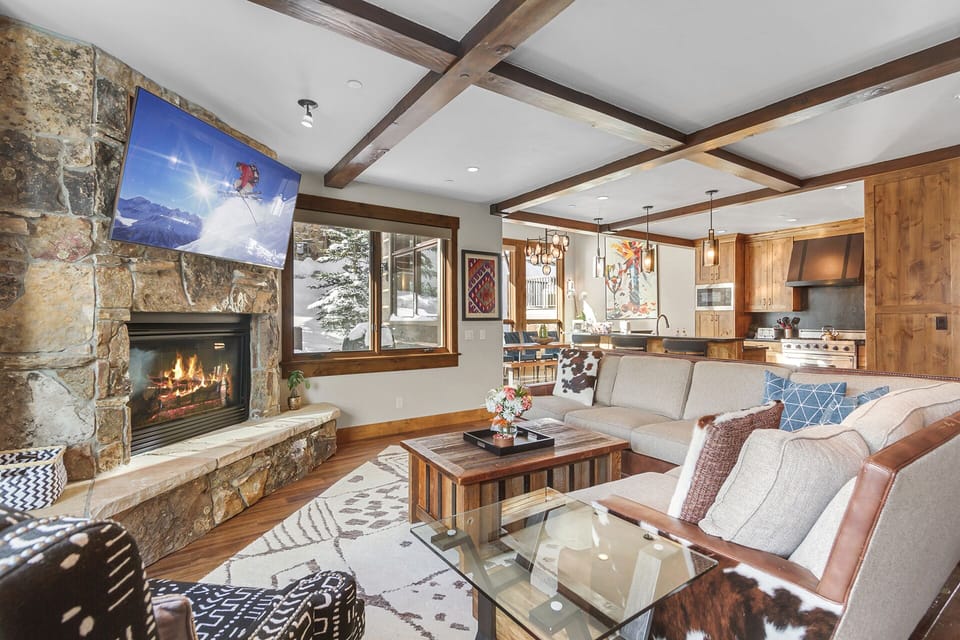 Elevated Living — Thoughtfully curated furnishings and modern finishes bring quiet luxury to every corner—warm, stylish, and inviting. ✨🏔