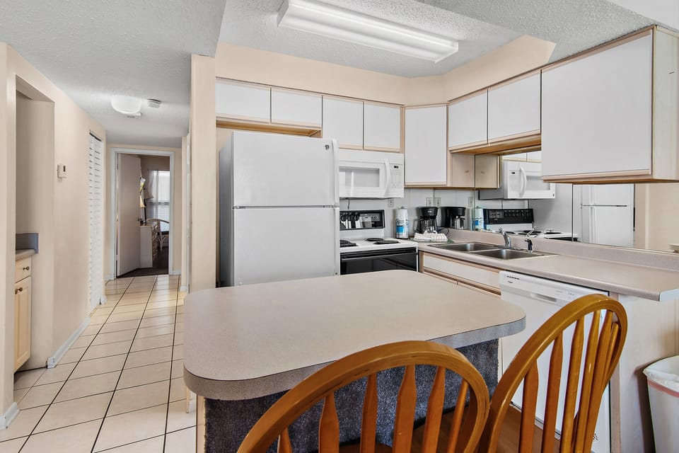 Kitchen and Bar Area