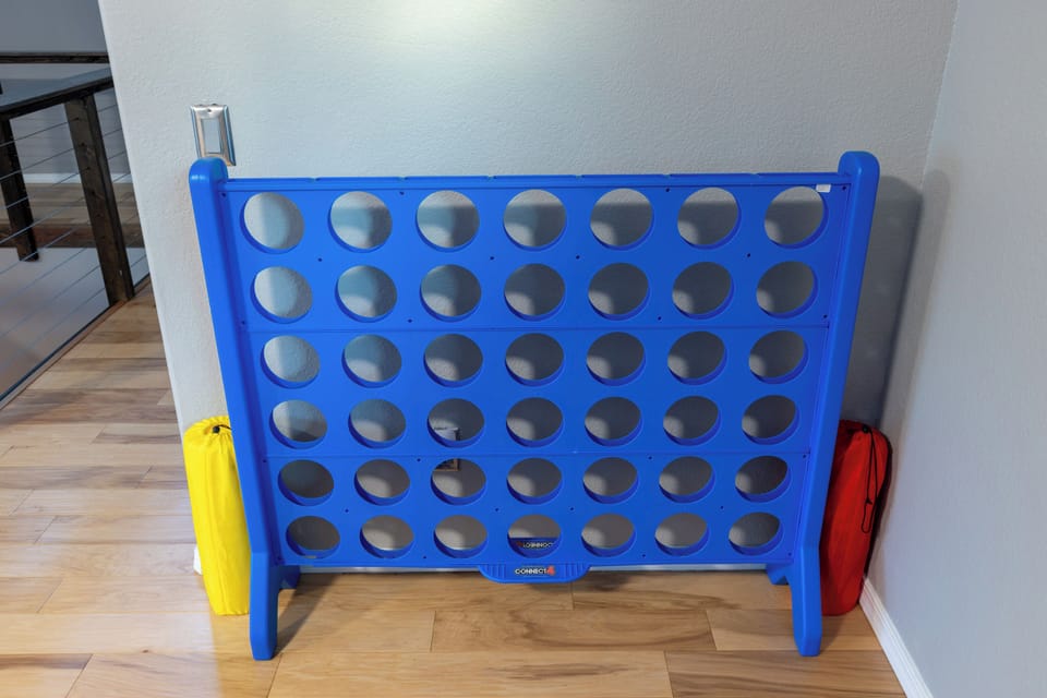 Giant connect 4, great for small children