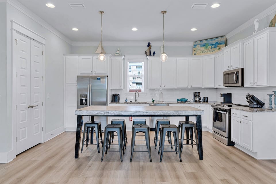 2nd Floor - Dining area and kitchen