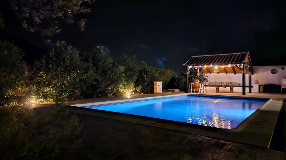 Pool at night