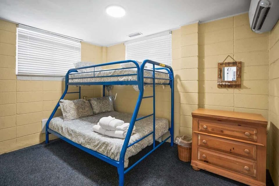 Bunk House with separate entrance to main house. Twin over Double Beds