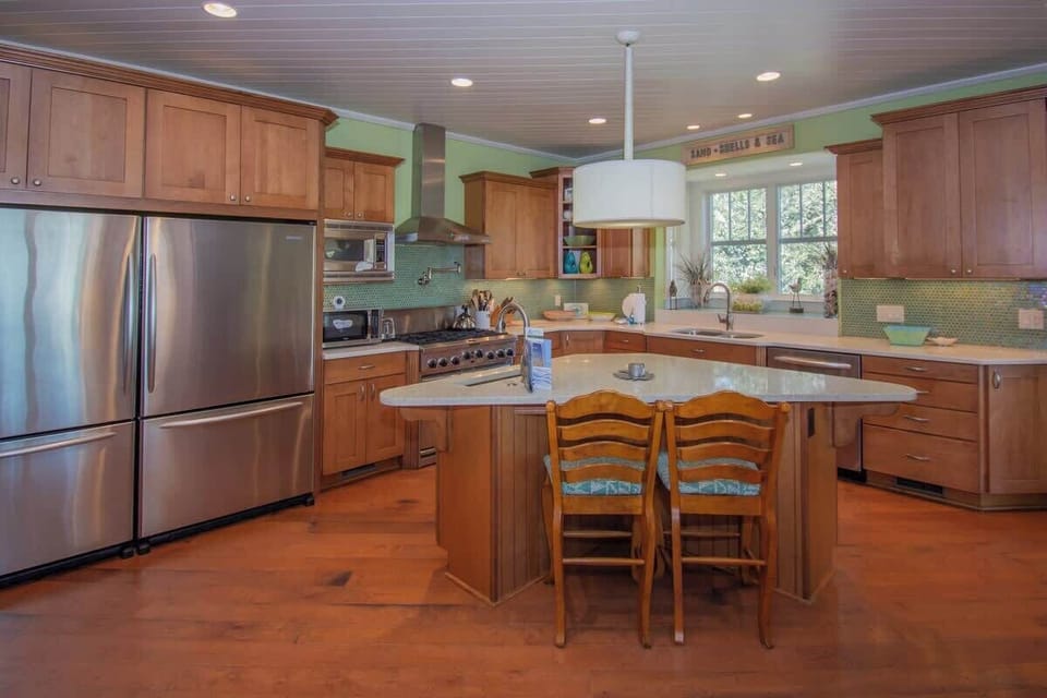Chef's Kitchen with two refrigerators