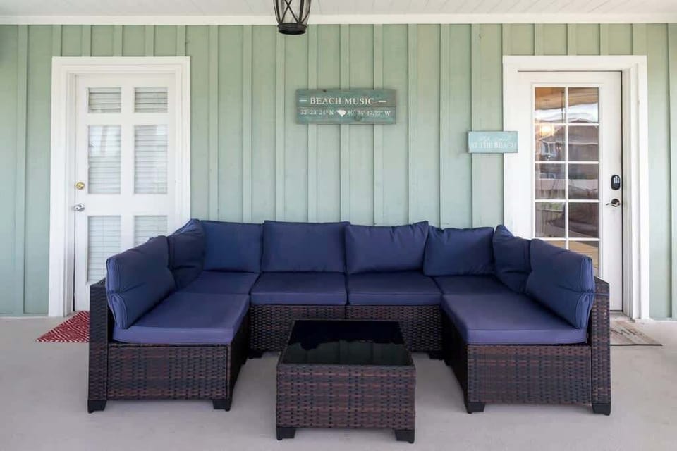 Front Door and Front Porch Area