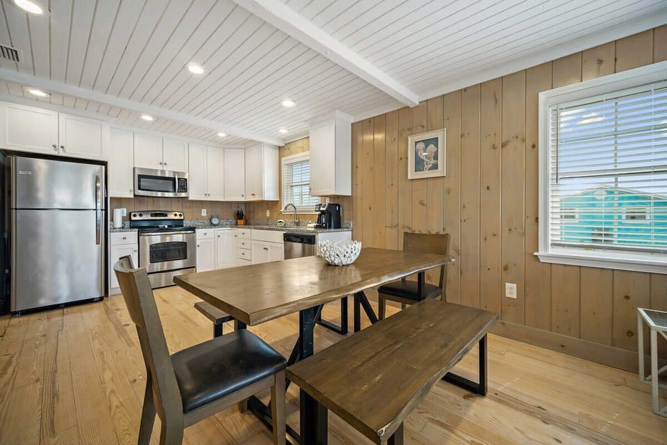 Dining table seats 8