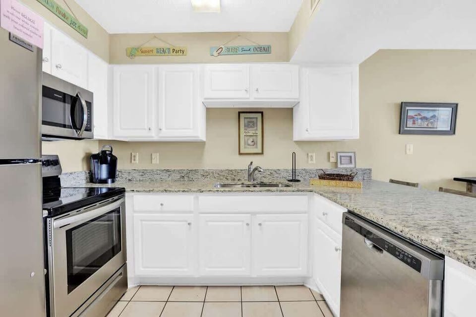 This condo offers a KEURIG. 