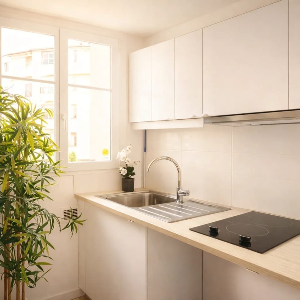 This kitchen will be perfect for your stay, Nespresso machine included