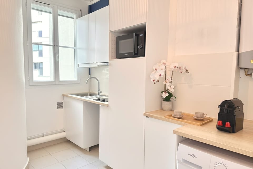 This kitchen will be perfect for your stay, Nespresso machine included