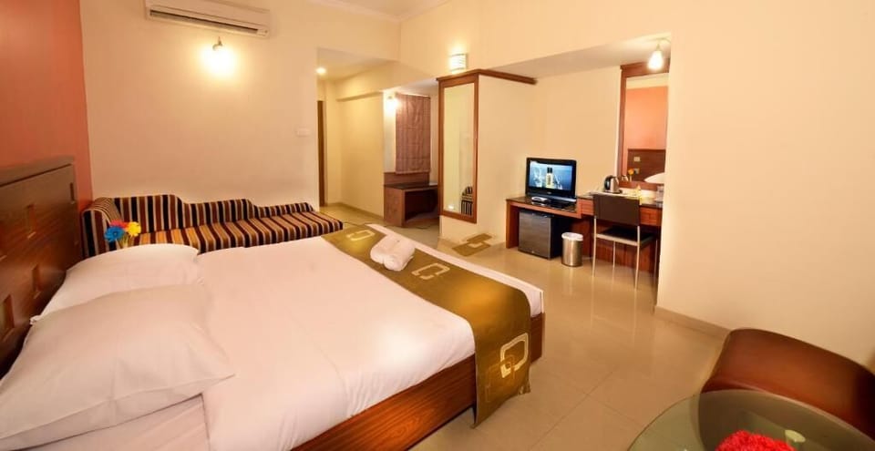 Select Comfort beds, individually furnished, laptop workspace
