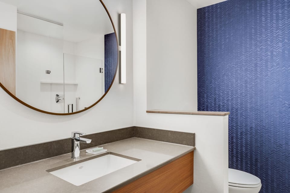 Hair dryer, towels