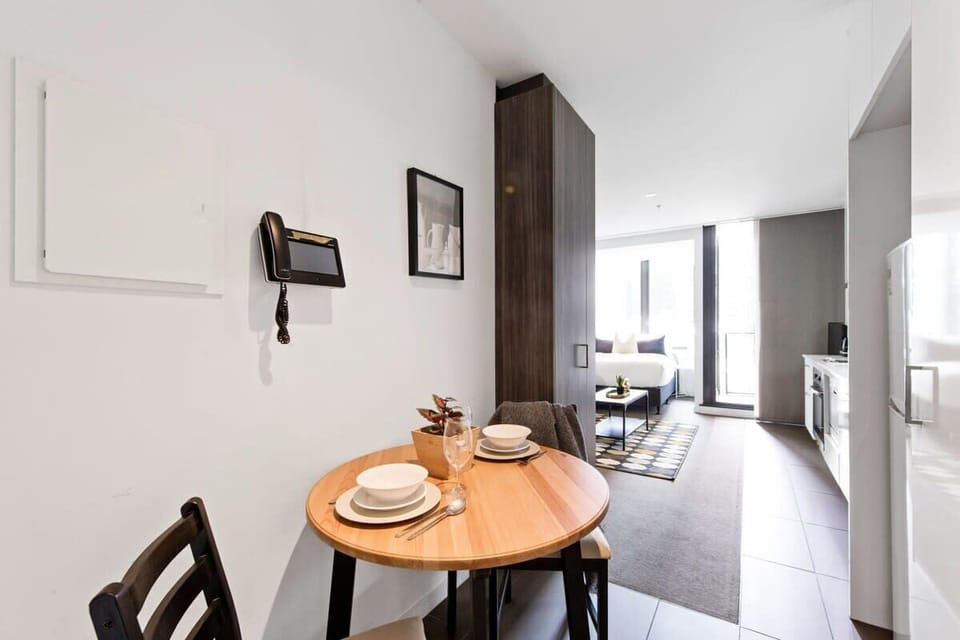 The dining area.