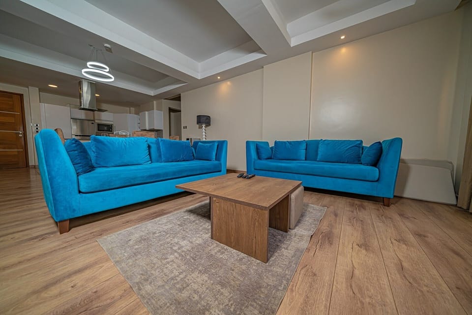 Comfort Apartment | Living area | 24-inch Smart TV with digital channels