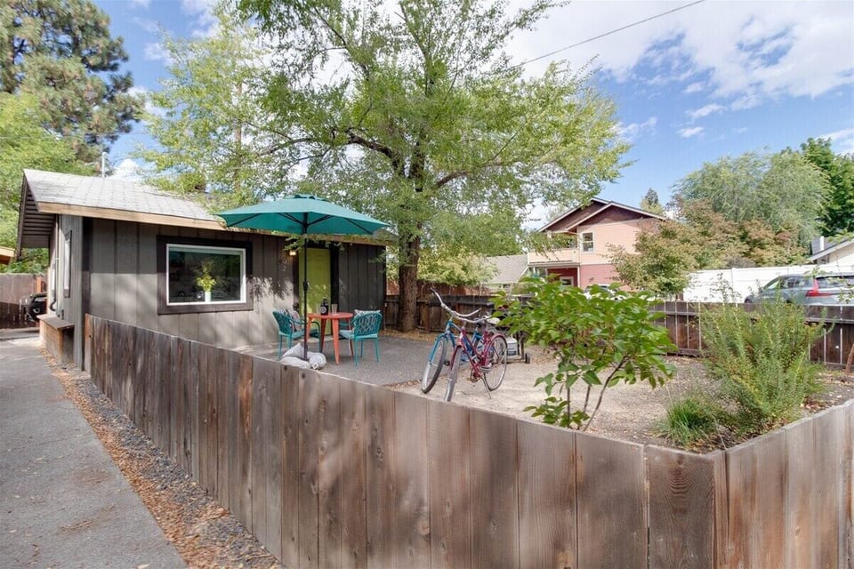 Lava Hideaway has a fenced yard