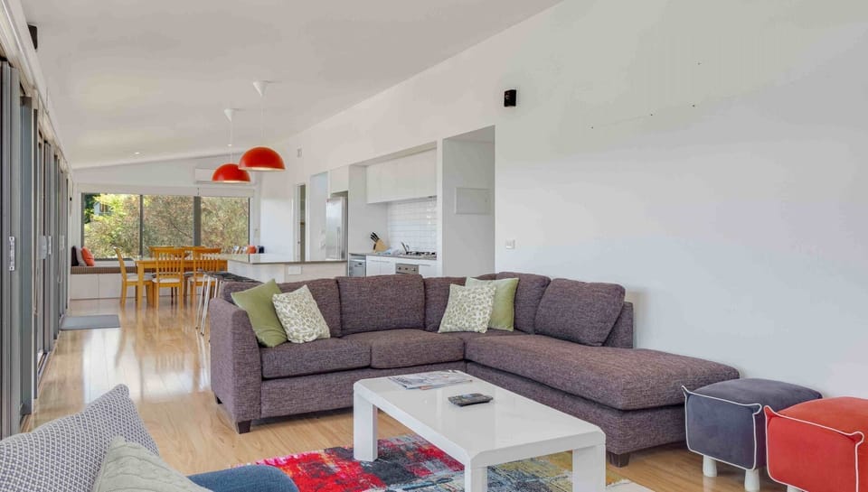 Lounge room, kitchen, dining