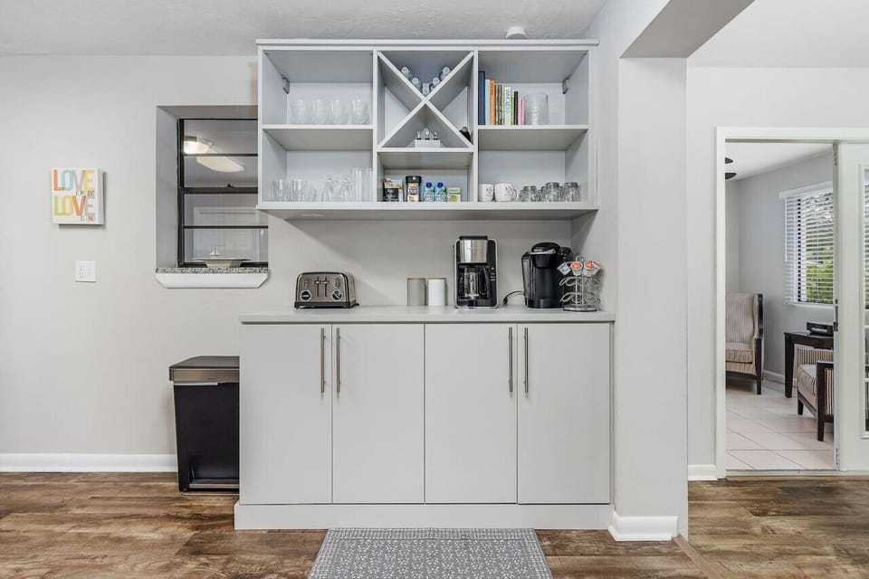 Coffee and toast - a breakfast nook