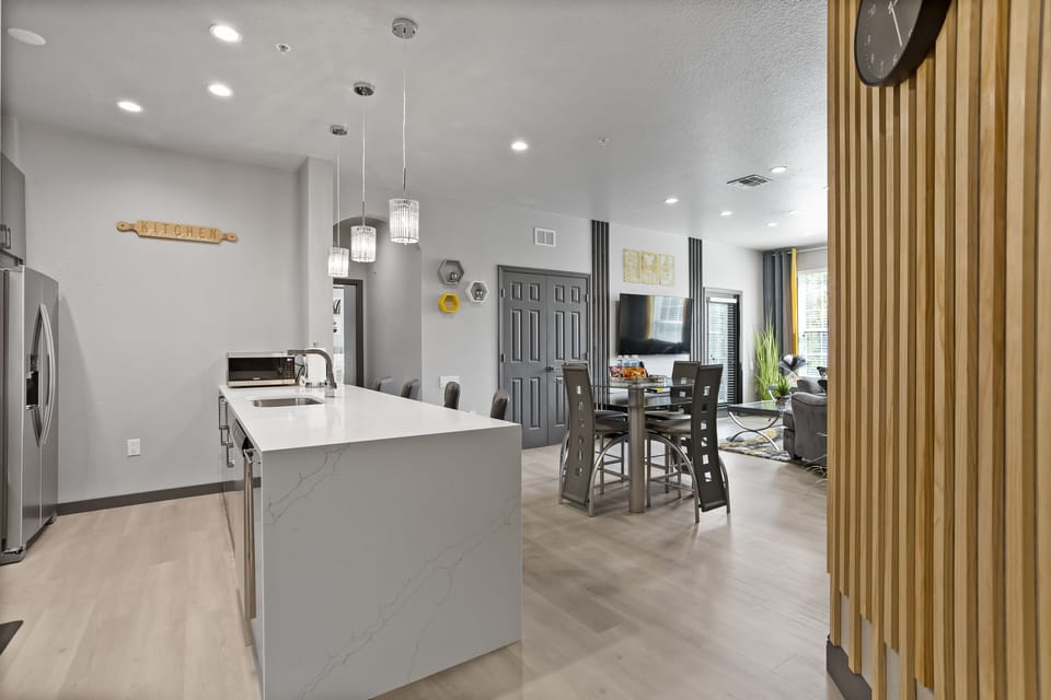 View of common areas from the front door. You'll love it here!